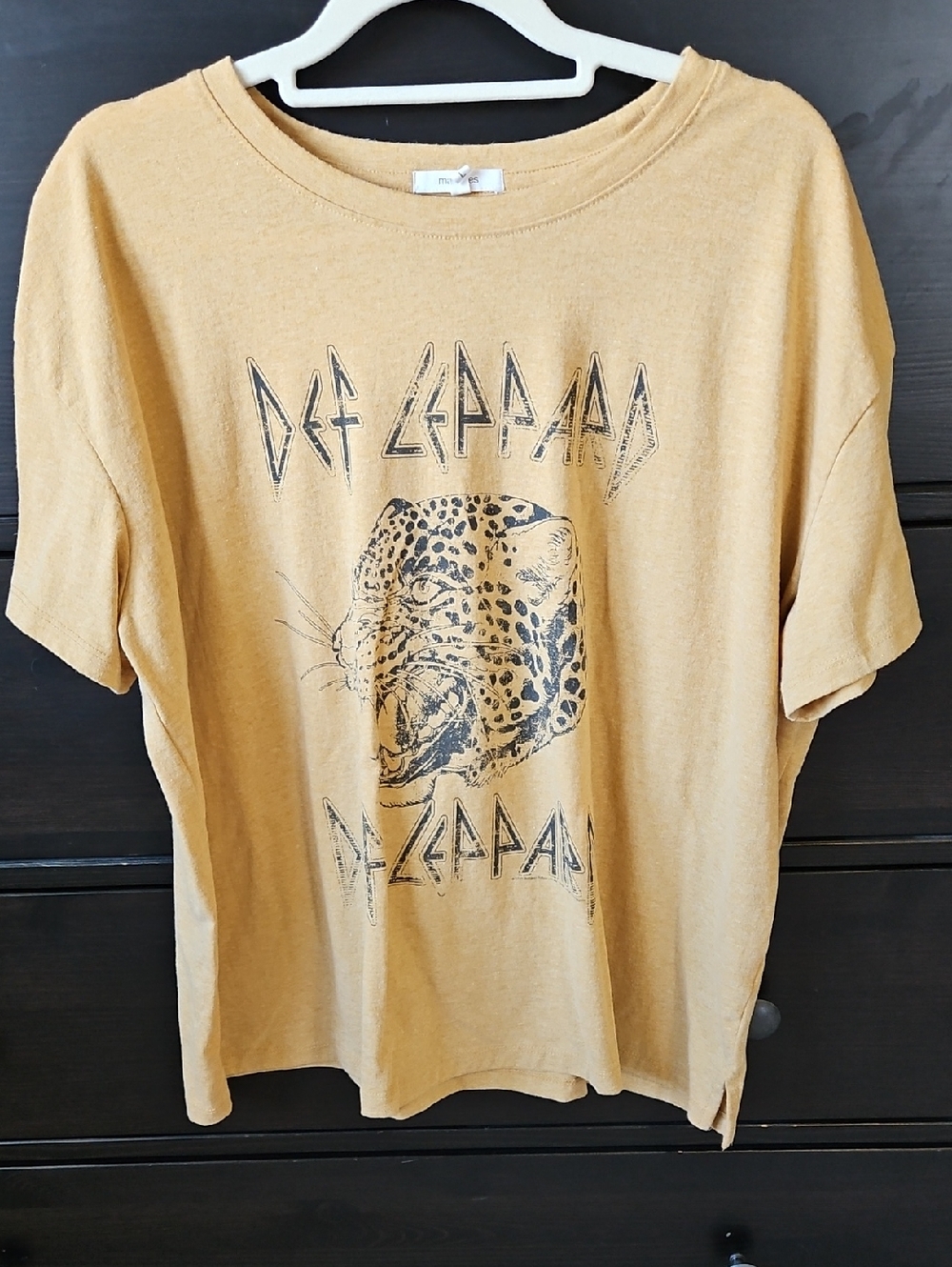 Maurices Mustard Crew Neck Tee